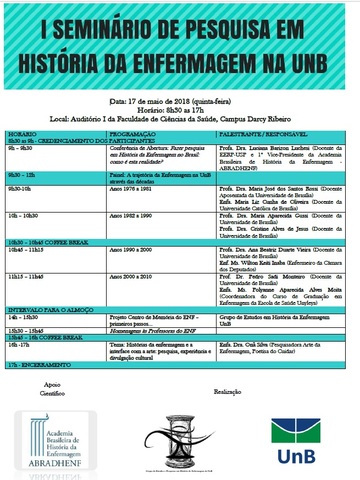 programação seminário 2018